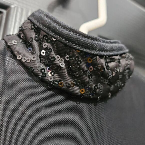 Weissman NWOT child extra small black fringe dance costume jazz tap solo - Picture 5 of 9